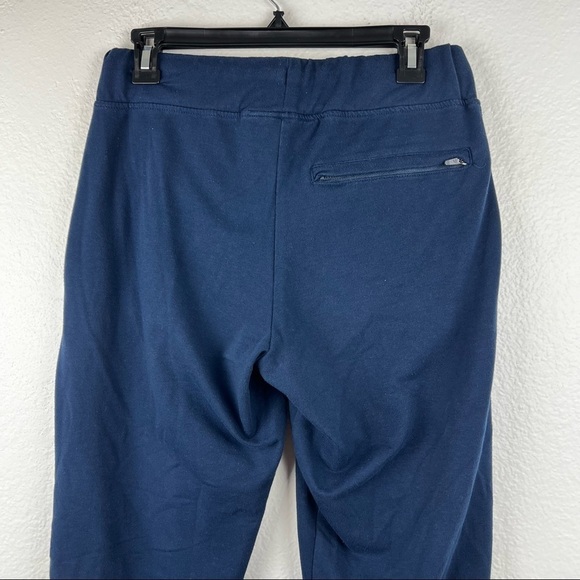 GYMSHARK Taper Leg Terry Sweatpants, Navy, Back Zipper Pocket, Size Small - Picture 4 of 7